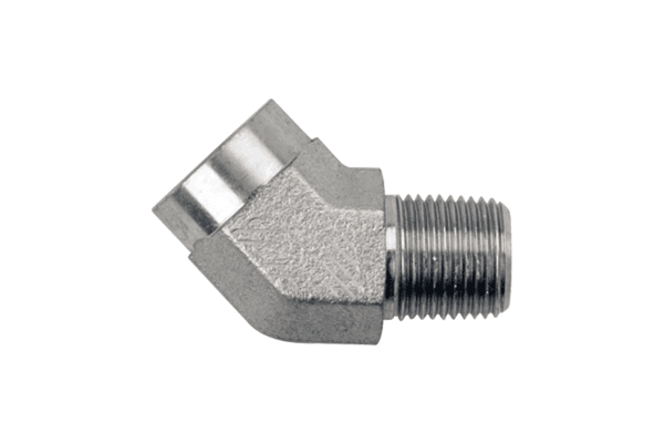 HOSE FITTING 45 DEG 3/8 (F)NPT to 3/8 NPT H14003