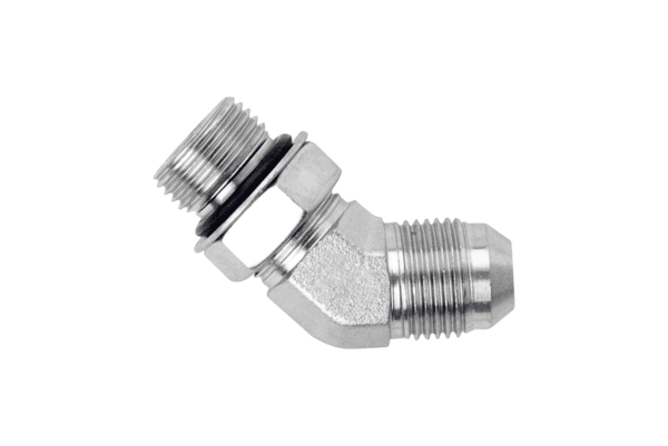 HOSE FITTING O-RING BOSS 45 -08 ORB to -08 FLARE H14032